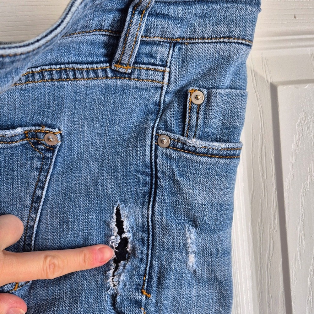 AS IS* Anthro Pilcro and the Letterpress embellished boyfriend jeans womens 29 - Picture 13 of 15